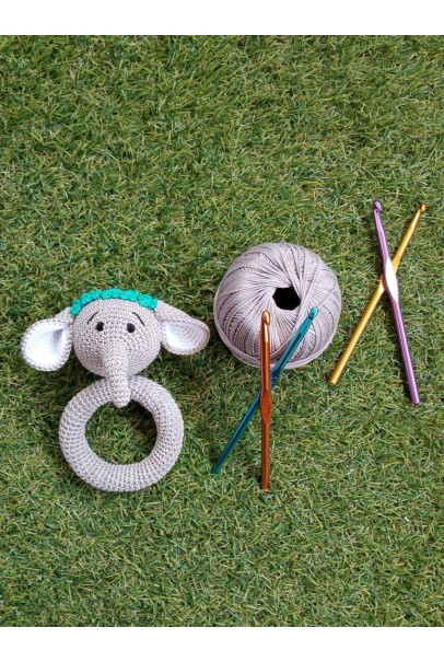 Elephant Teether And Rattle